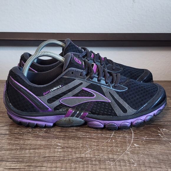 Brooks Pure Cadence Women’s Athletic Running Shoes Sneakers Size 10 Black - Picture 3 of 9